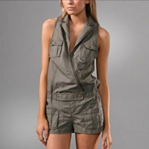 {We The Free} Canvas Moto Style Short Romper